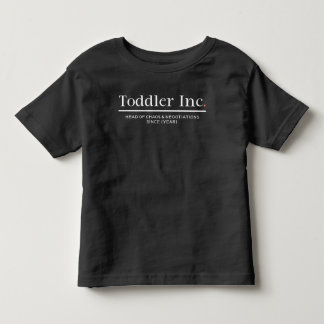Toddler Inc. Head of Chaos Funny Kids T-Shirt