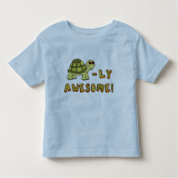 Toddler Jersey T-Shirt - Turtle-ly Awesome!