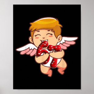 Toddler Kids 6 7 Meme Six Seven Cud Valentines Day Poster