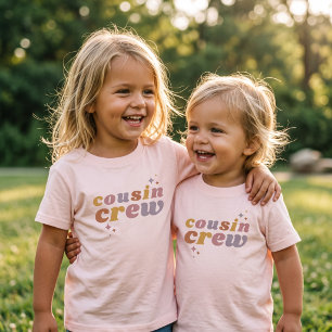 Toddler Matching Family Retro Cousin Crew