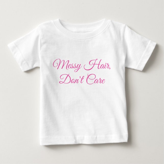 Toddler, Messy Hair Baby T-Shirt (Front)