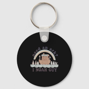 Toddler Need An Ark I A Noah Guy Funny Christian K Key Ring