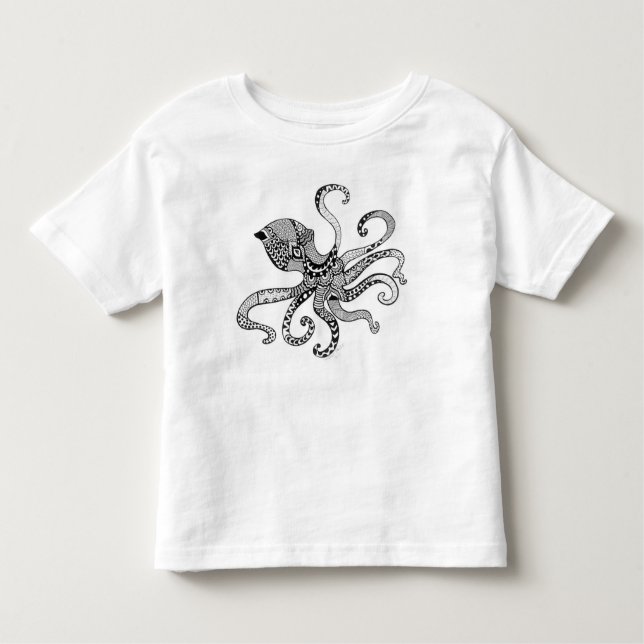 Toddler Octopus T-Shirt (Front)
