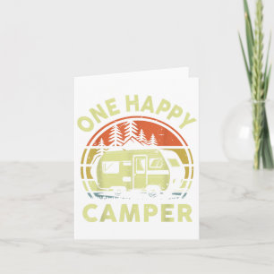 Toddler One Happy Camper Mum Dad Funny Rv Camping Card