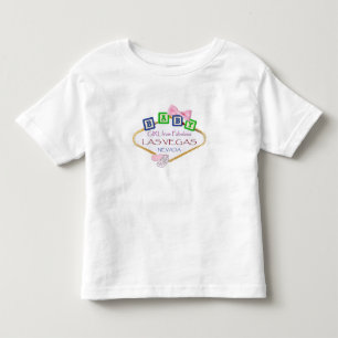 Toddler Ruffle Baby Girl from Las Vegas Tee