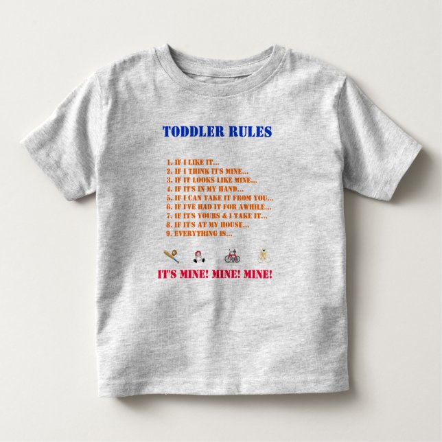 Toddler Rules Tee (Front)