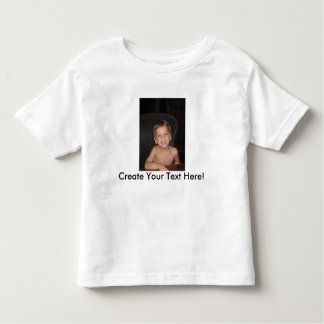 Toddler Shirt With Custom Picture and Text
