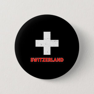 Toddler Swiss-shirt Switzerland Flag Baby Kids Boy 6 Cm Round Badge