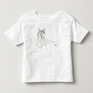 Toddler T- Shirt : Alaskan Husky