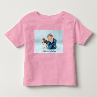 TODDLER T-SHIRT , Childhood is so cute.
