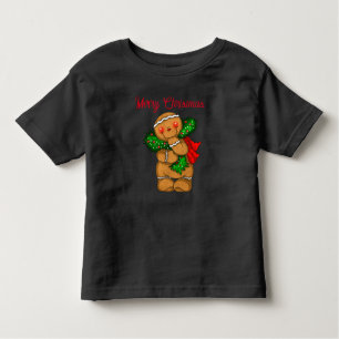 Toddler T-Shirt Holiday Gingerbread Person