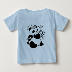 toddler T-shirt snack time panda party munchies