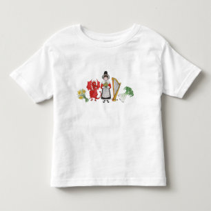 Toddler T-shirt: Welsh Daffodils Dragon Leeks Harp T-Shirt