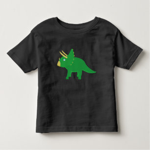 Toddler T-Shirt with a cartoon Triceratops
