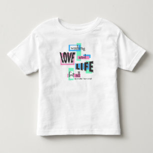 Toddler t-shirt with a pro-life message.