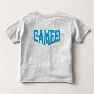 Toddler T-shirt with Blue Cameo Logo