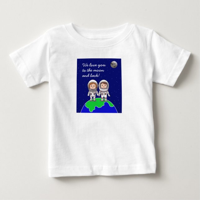 Toddler T- shirt with Mum and Dad by Jo Images (Front)