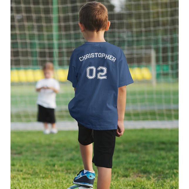 Toddler Teen Boy Girl Name Jersey Number Sports T-Shirt (Toddler Teen Boy Girl Name Jersey Number Sports T-Shirt)