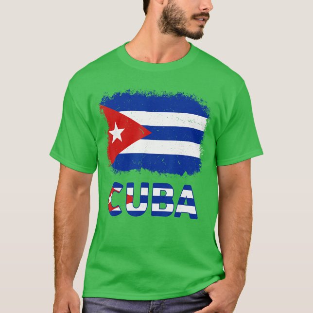 Toddler White Cuban La Cubanita Cuba Flag Hispanic T-Shirt (Front)