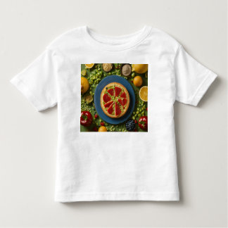 toddler with food toddler T-Shirt
