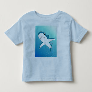 Toddlers Cartoon Shark T Shirt