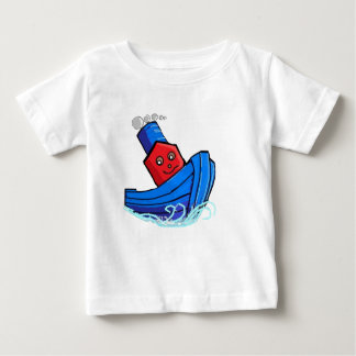 Toddlers Cartoon Toy Boat Tugg Tugboat Baby T-Shirt