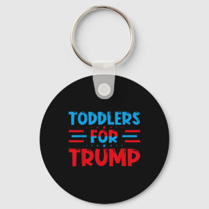 Toddlers For Trump Kids Trump 2024 Key Ring