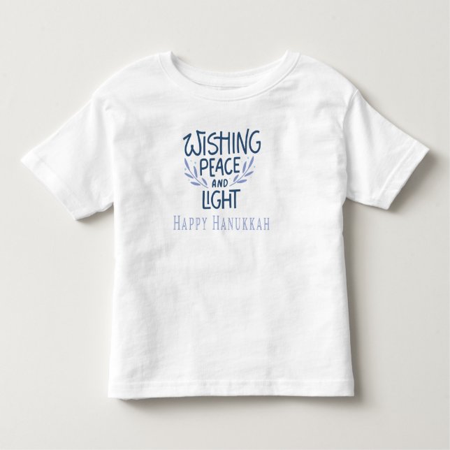 Toddler's Happy Hanukkah t-shirt  (Front)