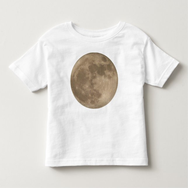 Toddler's Moon Shirt Baby Full Moon Shirts Gifts (Front)