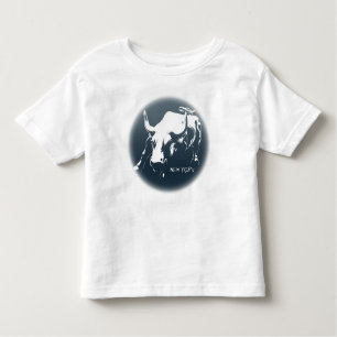 Toddler's New York Shirt NYC Bull Souvenir Shirt