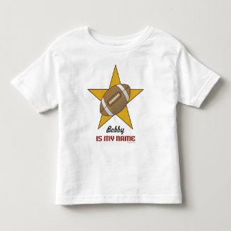 Toddler's Personalised Football Star T-shirt
