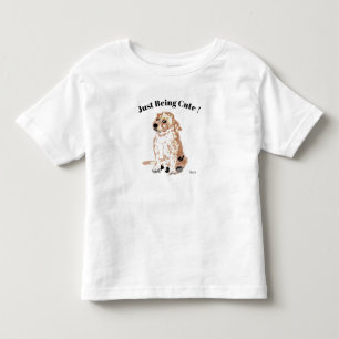 Toddler's T-shirt : Just being Cute