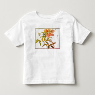 TODDLERS T-SHIRT WITH FLOWERS CUSTOM NAME