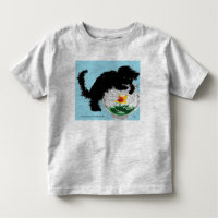 Todlers T-Shirt  Cat wihin Fish Bowl