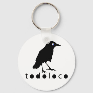 Todoloco Crow Key Ring