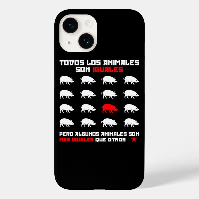 Todos los animales son iguales 2 Case-Mate iPhone case (Back)