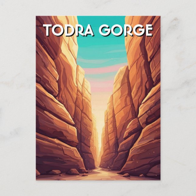 Todra Gorge Morocco Travel Postcard (Front)