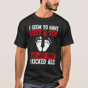 Toe Amputee Seem to have lost a Toe Amputated Toe  T-Shirt