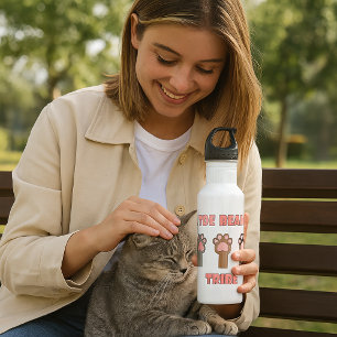 Toe Bean Tribe Cute Cat Paws 710 Ml Water Bottle