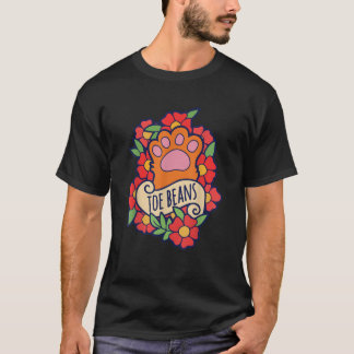 Toe Beans funny cat people gifts cat person T-Shirt