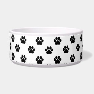 Toe Beans Puppy Prints Thin Blue Line Bowl