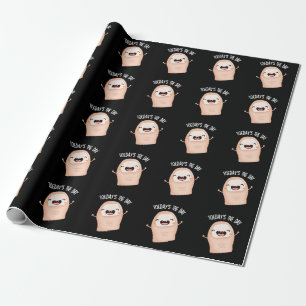 Toe-day's The Day Funny Toe Pun Dark BG Wrapping Paper