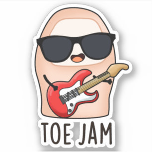 Toe Jam Funny Big Toe Music Pun