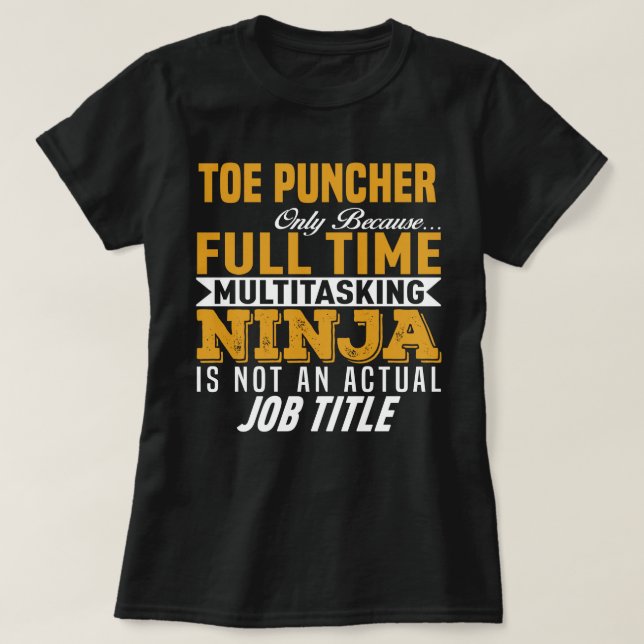 Toe Puncher T-Shirt (Design Front)