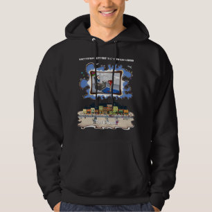 Toe’s Town Comic Black Pullover Hoodie