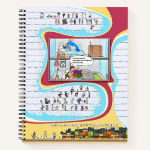 Toe’s Town Comic Spiral Notebook