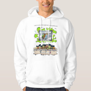 Toe’s Town Comic White Pullover Hoodie