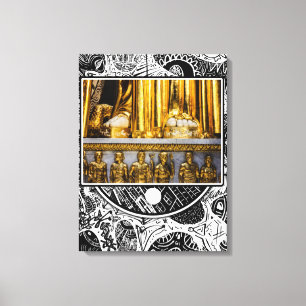 Toes of Gold Canvas Print