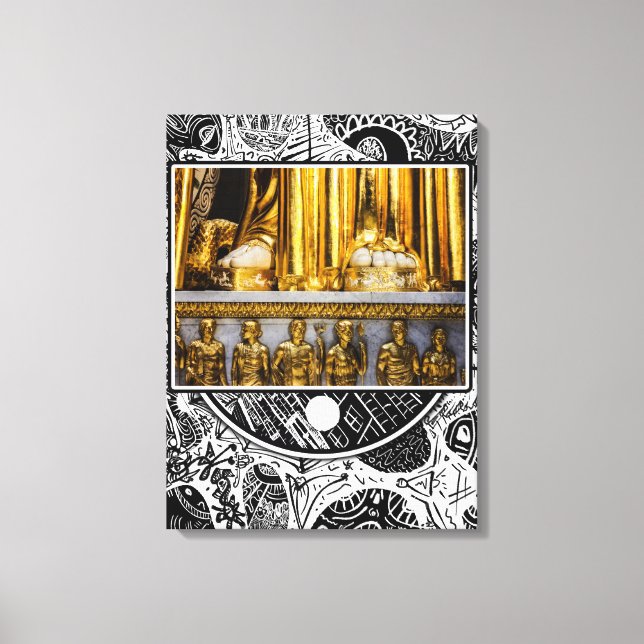 Toes of Gold  Canvas Print (Front)