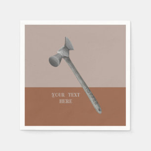 Toffee hammer illustration napkin